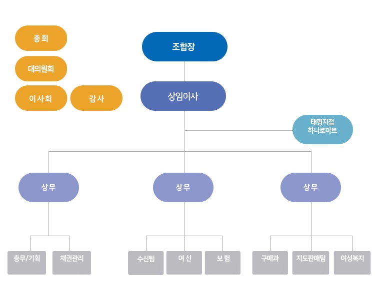 가남농협 조직현황